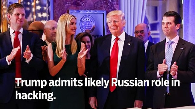 Donald Trump admits likely Russian role in hacking - GN Headlines