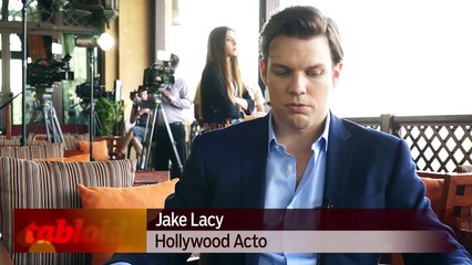 Jake Lacy talks male escorts and Donald Trump as president
