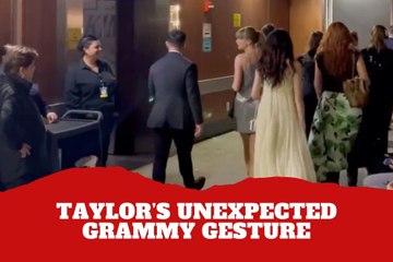 Taylor Swift's unexpected and surprising gesture towards GRAMMY workers leaves fans stunned