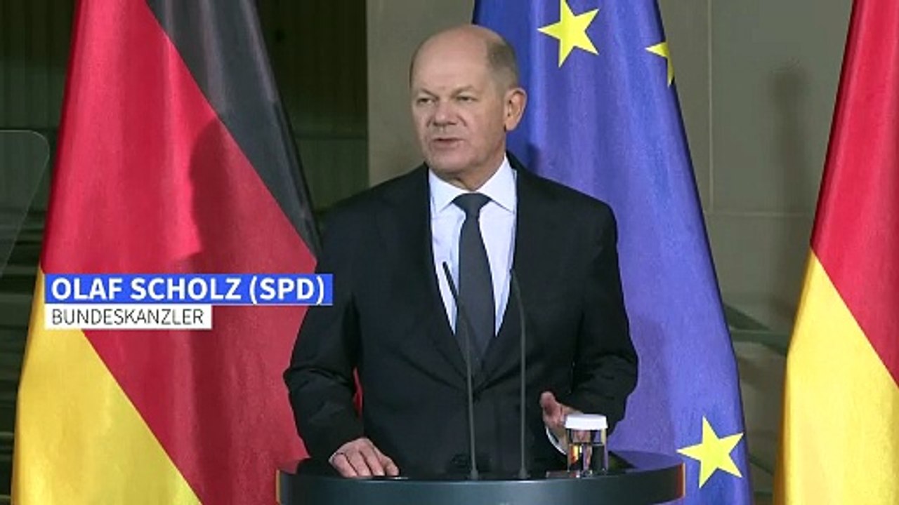 Scholz: Wir unterstützen keinen 'Diktatfrieden' in der Ukraine