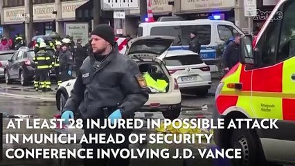 At Least 28 Injured in Possible Attack in Munich Ahead of Security Conference Involving J.D. Vance