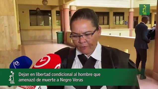 Dejan en libertad condicional al hombre que amenazó de muerte a Negro Veras