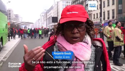 Manifestação nacional na Bélgica contra a viragem à direita do novo governo