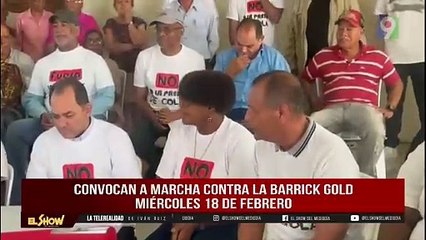 Convocan marcha contra la Barrick Gold  | El Show del Mediodía