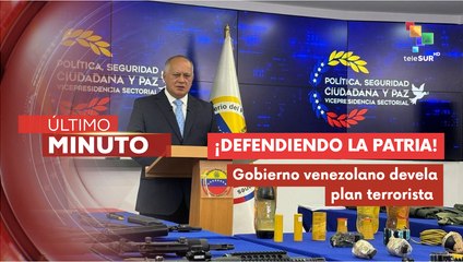 Desmantelada nueva operación terrorista contra Venezuela