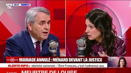 "Robert Ménard a raison", estime Xavier Bertrand à propos du refus de marier une personne sous OQTF