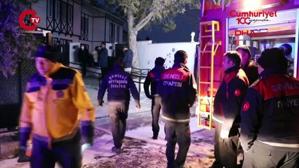 Denizli'de hareketli sabah! Engelli bakım merkezinde korkutan yangın 78 kişi tahliye edildi