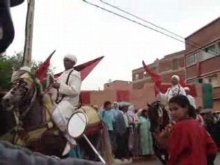 Le fete a Demnat pour la visite du roi du Maroc