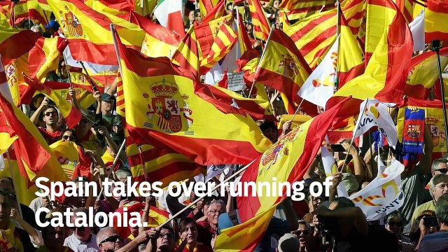 Spain takes over running of Catalonia - GN Headlines