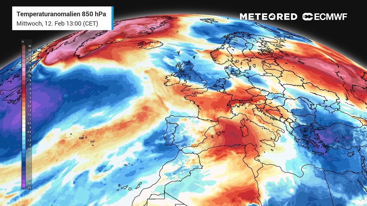 Eisige Höhenluftmassen rauschen aktuell Richtung Deutschland - sie erreichen besonders den Nordosten mit extremer Kälte