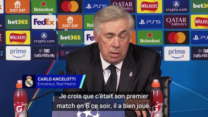 Ancelotti : “Le match de Camavinga a été exceptionnel”