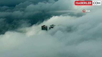 İstanbul'da Kar Yağışı Sonrası Nefes Kesen Sis Manzaraları