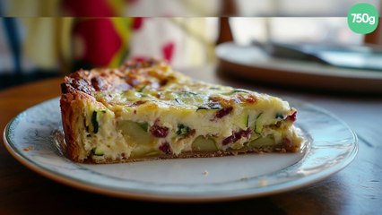 Clafouti aux courgettes et au chèvre
