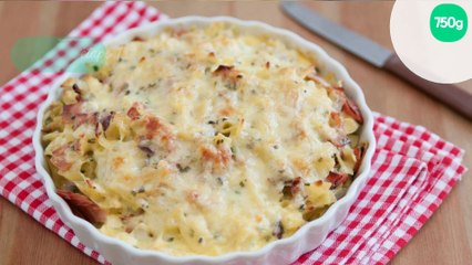 Gratin de chou chinois jambon et mozzarella