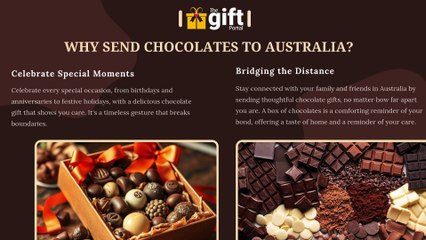 Send Delightful Chocolates to Australia for your loved ones - TheGiftPortal