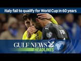 Italy fail to qualify for World Cup in 60 years - GN Headlines