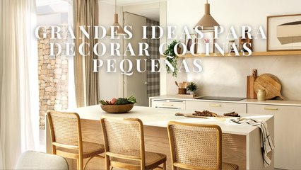Grandes ideas para decorar cocinas pequeñas