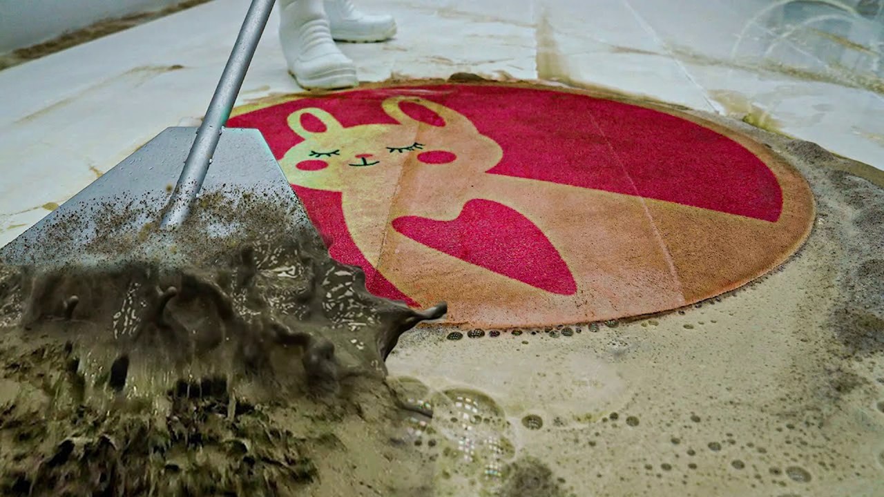 You Won't Believe The Pattern Of The Carpet After All This Mud - Satisfying Video, ASMR Cleaning