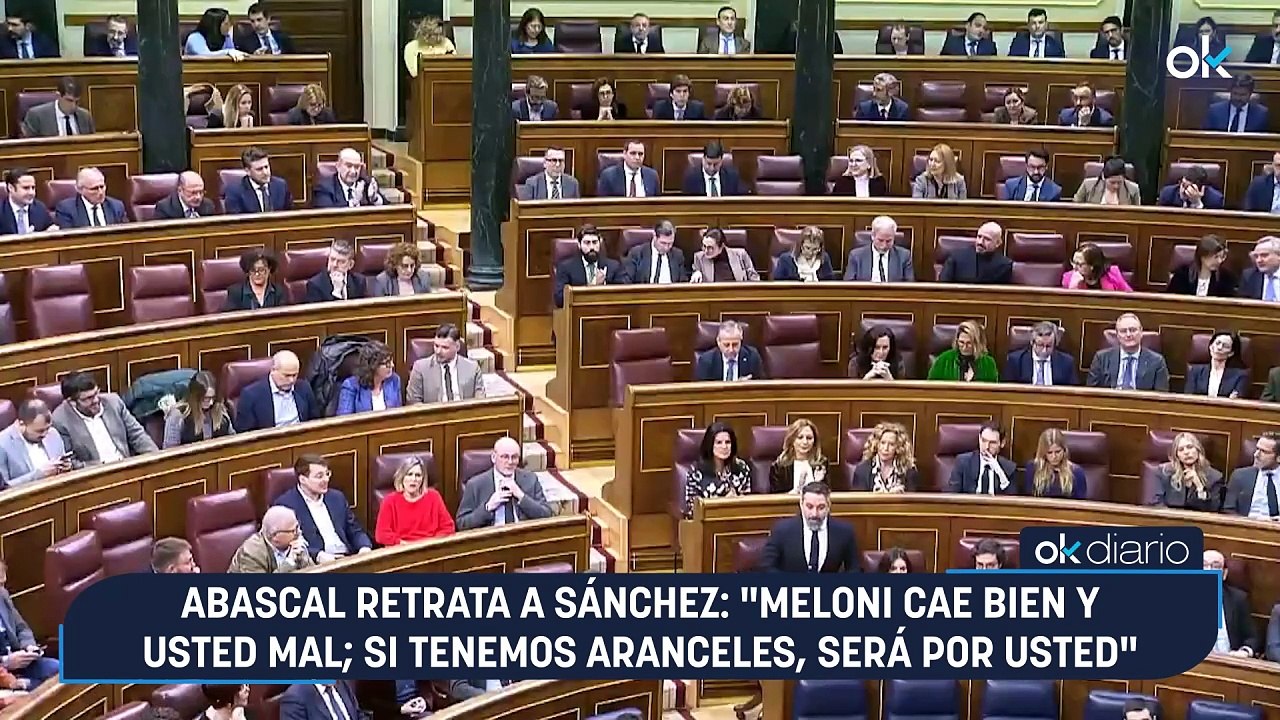 Abascal retrata a Sánchez: "Meloni cae bien y...