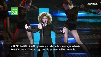 Le pagelle della prima serata di Sanremo 2025