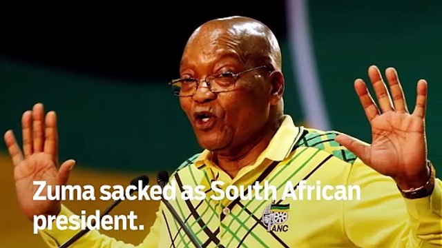Zuma sacked as South African president - GN Headlines