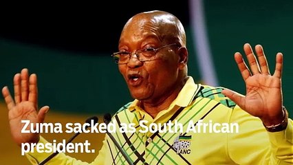 Zuma sacked as South African president - GN Headlines