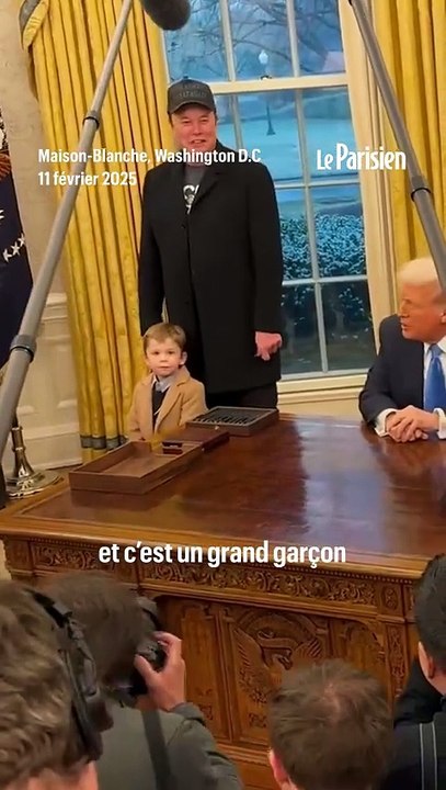Le fils d'Elon Musk vole la vedette à Donald Trump