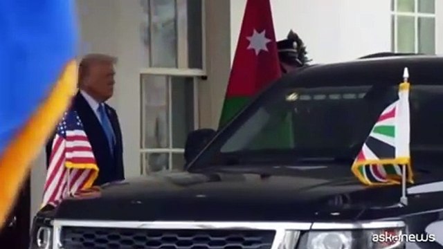 Il Re di Giordania dopo incontro con Trump: no sfollamento palestinesi