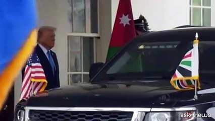 Il Re di Giordania dopo incontro con Trump: no sfollamento palestinesi