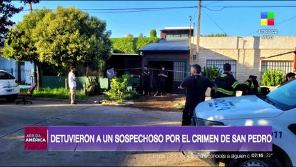 Detuvieron a un sospechoso por el crimen de San Pedro