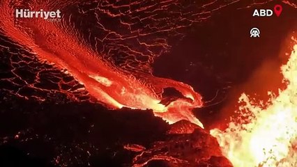 ABD’nin Hawaii adasındaki Kilauea Yanardağı yeniden lav püskürttü