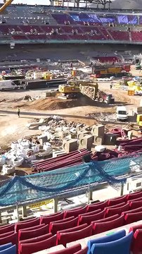 Así avanzan las obras del Camp Nou