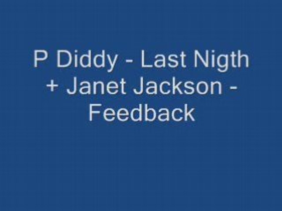 Janet + p diddy