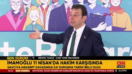 Savcıya hakaret davasında ilk duruşma tarihi belli oldu: İmamoğlu 11 Nisan'da hakim karşısında