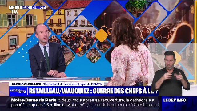 Laurent Wauquiez estime que Bruno Retailleau ouvre une guerre des chefs à droite avec l'annonce de sa candidature à la présidence de LR
