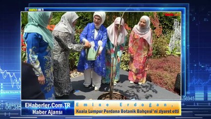 Emine Erdoğan, Kuala Lumpur Perdana Botanik Bahçesi'ni ziyaret etti