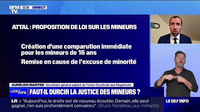 Proposition de loi sur la justice des mineurs: Aujourd'hui, nous n'avons pas les moyens , estime un magistrat