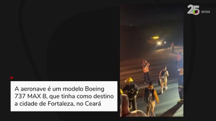Avião da Gol bate em carro de manutenção durante decolagem no Rio