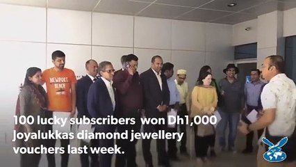 100 lucky Gulf News subscribers won diamond jewellery vouchers