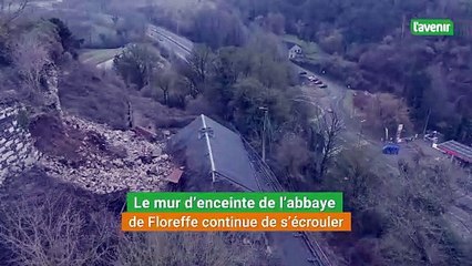 Le mur d'enceinte de l'abbaye de Floreffe continue de s'écrouler