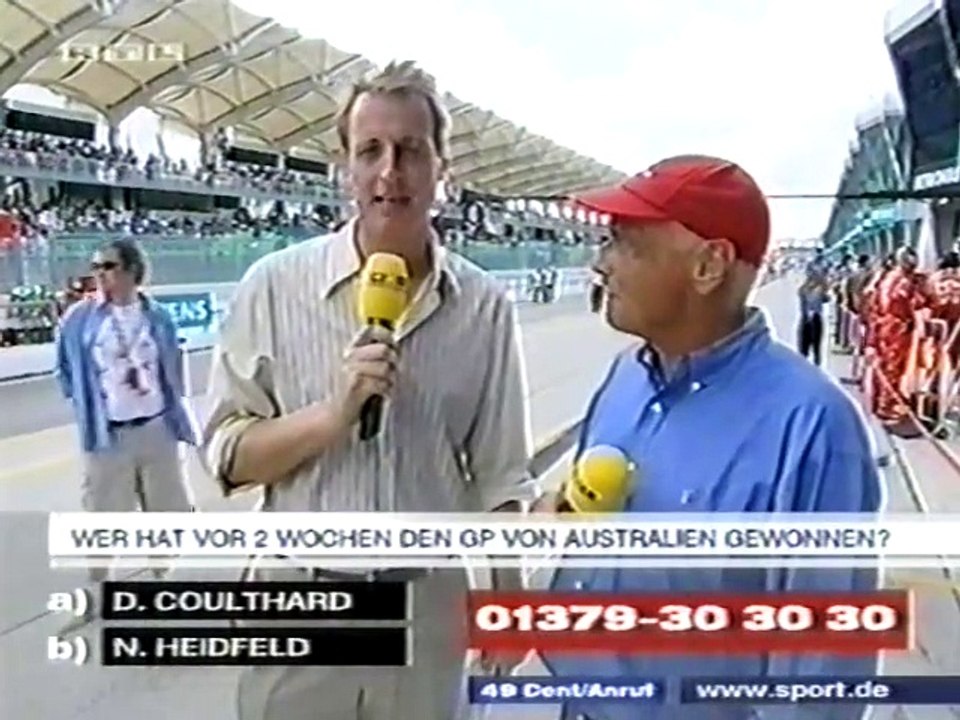 F1 2003 - Malaysia - Countdown