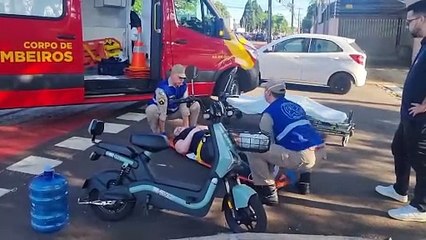 Veículos se envolvem em colisão no Bairro Periolo e Siate é chamado