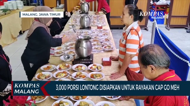 Puncak Perayaan Imlek, 3.000 Porsi Lontong Cap Go Meh Dibagikan