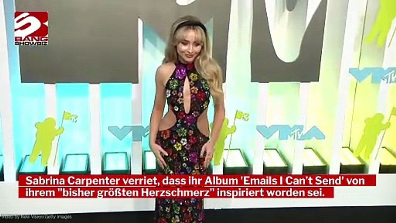 Sabrina Carpenter: Ihr 'Emails I Can't Send'-Album wurde von Herzschmerz inspiriert