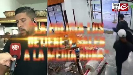 Robo en la panaderia: El dueño mano a mano con Crónica
