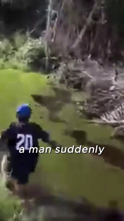 Man Jumps Half-Naked Into a Ditch… What He Pulls O