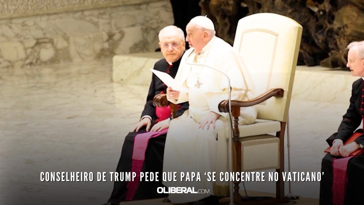 Conselheiro de Trump pede que papa ‘se concentre no Vaticano’
