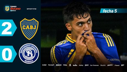 Boca vs Independiente Rivadavia (2-0) | LPF Torneo Apertura 2025 | Fecha 5