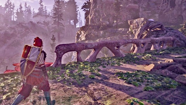 Avowed geht auch in Third Person: Wir klettern auf einen Leuchtturm und befreien einen Bauernhof