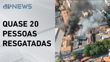 Incêndio atinge fábrica de fantasias de Carnaval no Rio de Janeiro
